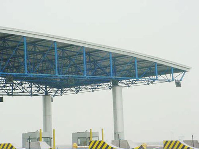 吕梁收费站网架工程